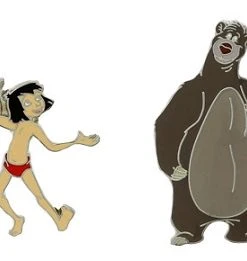 Disney Jungle Book Pin - Baloo And Mowgli