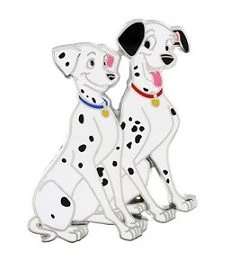 Disney 101 Dalmatians Pin - Pongo & Perdy