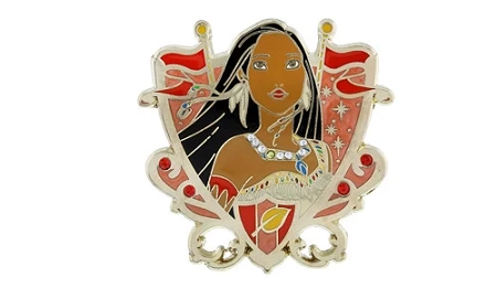 Disney Princess Pin - Princess Pocahontas Jeweled 3 Disney Princess Pin - Princess Pocahontas Jeweled