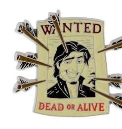 Disney Tangled Pin - Flynn Wanted Poster