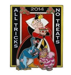 Disney Villains Pin - All Tricks, No Treats - Queen Of Hearts