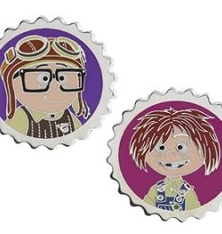 Disney Pixar's UP Pin - Carl And Ellie As Kids