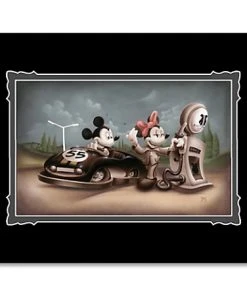 Disney Art Print - Mickey And Minnie Mouse - Service With A Smile
