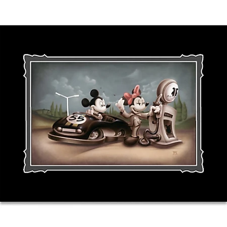 Disney Art Print - Mickey And Minnie Mouse - Service With A Smile 3 Disney Art Print - Mickey And Minnie Mouse - Service With A Smile