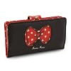 Disney Wallet - Minnie Mouse - Bow With Polka Dots - Black 1 Disney Wallet - Minnie Mouse - Bow With Polka Dots - Black -Disney Sales Shop 7501055880133