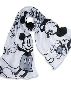 Disney Scarf - Mickey Mouse Classic - Black And White