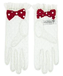 Disney Gloves For Women - Minnie Mouse Lace