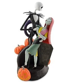 Disney Medium Figure Statue - Jack Skellington With Sally