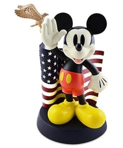Disney Medium Figure Statue - Flag Mickey Mouse Salutes