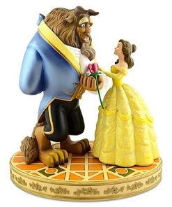 Disney Medium Figure Statue - Beauty And The Beast - Belle & Beast