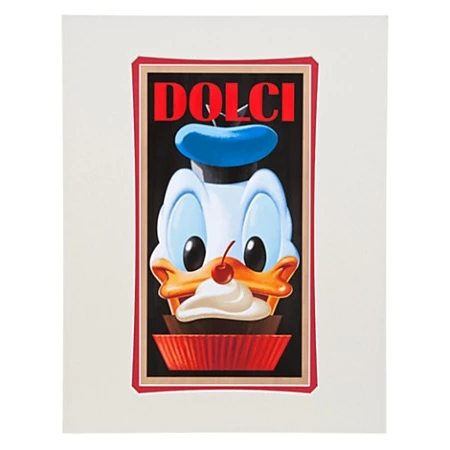 Disney Art Print - Dolci Donald Duck - By Brian Blackmore 3 Disney Art Print - Dolci Donald Duck - By Brian Blackmore