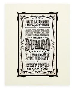 Disney Art Print - Dumbo The Flying Elephant By Jeremy Fulton