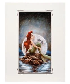 Disney Art Print - Ariel ''Little Mermaid'' By Darren Wilson