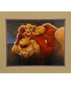Disney Art Print - ''Lion King The Bond'' By Darren Wilson