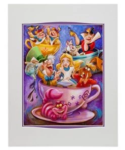 Disney Art Print - Alice In A Tea Cup By Darren Wilson