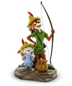 Disney Medium Figure Statue - Robin Hood And Skippy