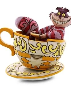 Disney Jim Shore Figurine - Cheshire Cat In Tea Cup