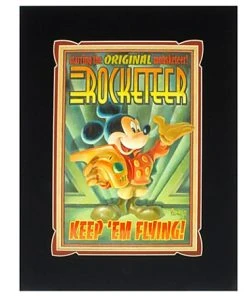 Disney Art Print - Mickey Mouse As The Rocketeer