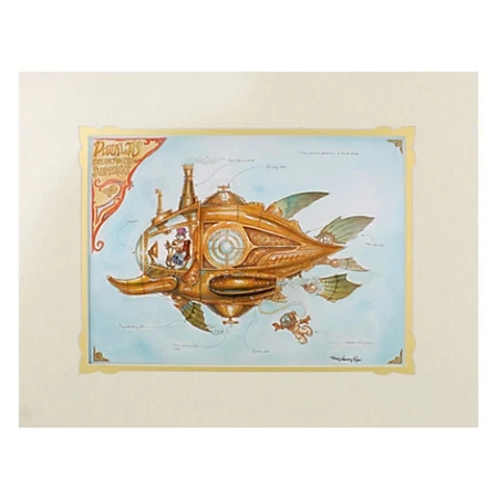 Disney Art Print - Donald Duck - Donald's Steam Powered Submarine 3 Disney Art Print - Donald Duck - Donald's Steam Powered Submarine