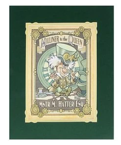Disney Art Print - Mad Hatter - M. Hatter Milliner To The Queen