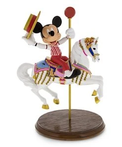 Disney Medium Figure - Jingles And Mickey Mouse Carousel Horse
