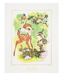 Disney Story Book Deluxe Art Print - Bambi And Thumper
