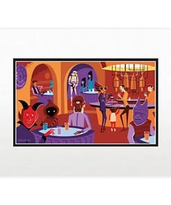 Disney Art Print - Shag Star Wars Cantina - Left Side