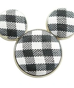 Disney Pin- Cloth Black Checkerboard Icon Mickey Mouse