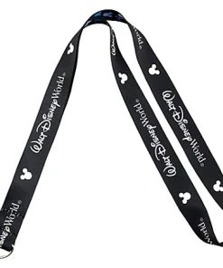 Disney Lanyard - Reversible Walt Disney World Blue Mickey Mouse Ears