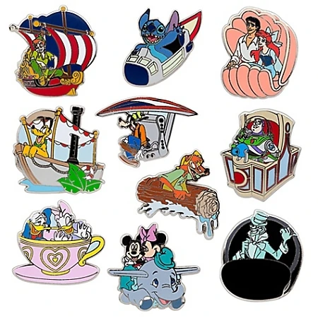 Disney Mystery Pin Set - Walt Disney Parks -- 2 Random 3 Disney Mystery Pin Set - Walt Disney Parks -- 2 Random