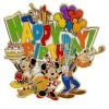 Disney Happy Birthday Pin - Mickey Mouse And Friends -Disney Sales Shop 7511002529710