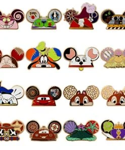 Disney Mystery Pin Set - Ear Hat Characters - 5 Random