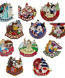 Disney Epcot Pin Set - Epcot World Showcase Pin Set - Countries