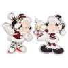 Disney Christmas Pin Set - Santa Mickey And Minnie Mouse -Disney Sales Shop 7511057370051