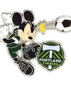 Disney Major League Soccer Pin - Mickey Mouse - Portland Timbers