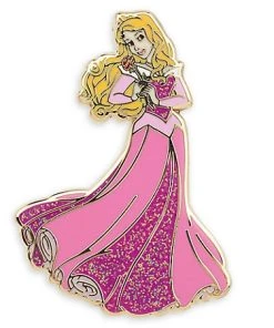 Disney Princess Pin - Aurora - Glitter Dress