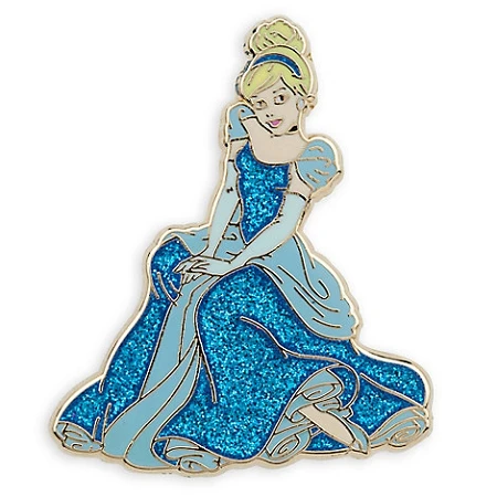 Disney Princess Pin - Cinderella - Glitter Dress 3 Disney Princess Pin - Cinderella - Glitter Dress