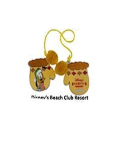 Disney Beach Club Resort Pin - 2015 Holiday - Pluto