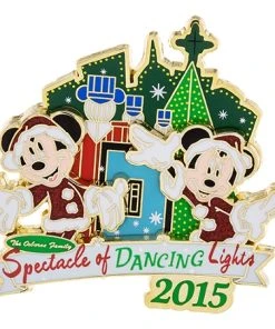 Disney Spectacle Of Dancing Lights Pin - 2015 Mickey & Minnie