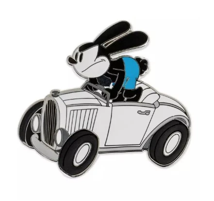 Disney 100 Pin - Oswald The Lucky Rabbit In Car 3 Disney 100 Pin - Oswald The Lucky Rabbit In Car