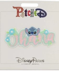 Disney Iron On Patch - Patched - Stitch - Ohana