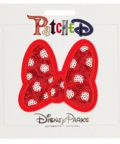 Disney Iron On Patch - Patched - Minnie Mouse Bow