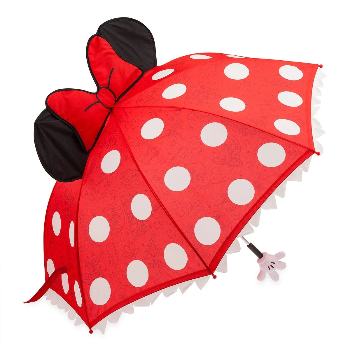 Disney Umbrella - Minnie Mouse Polka Dot - Disney Parks 3 Disney Umbrella - Minnie Mouse Polka Dot - Disney Parks