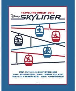 Disney Deluxe Art Print - Disney Skyliner - Walt Disney World