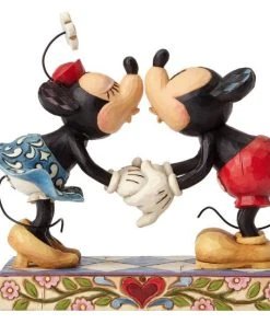 Disney Jim Shore Figure - Mickey & Minnie - Smooch For My Sweetie