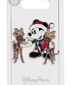 Disney Holiday Pin - Mickey Mouse And Reindeers