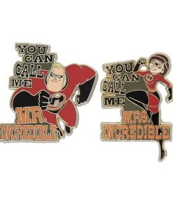 Disney Pixar Pin Set - Mr And Mrs. Incredible