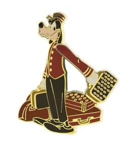 Disney Tower Of Terror Pin - Hollywood Tower Hotel - Goofy Bellhop