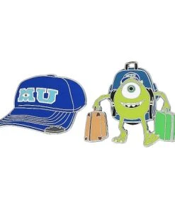 Disney Monsters University Pin Set - Mike Wazowski And Baseball Cap