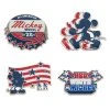 Disney Americana Pin Set - Mickey Mouse Flair Set - Set Of 4 -Disney Sales Shop file a954c153853259